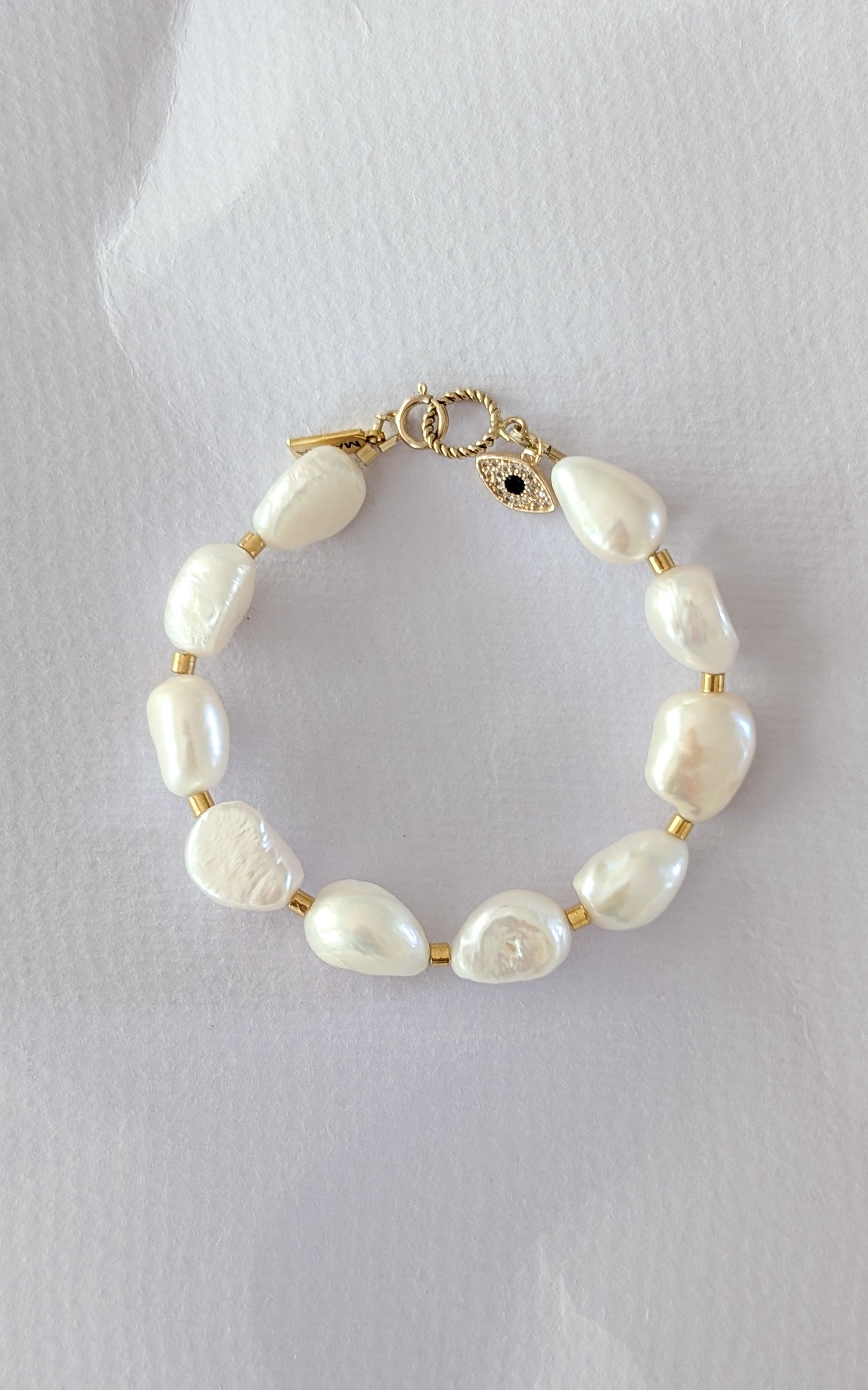 Something blue bridal jewellery 14k gold filled pearls