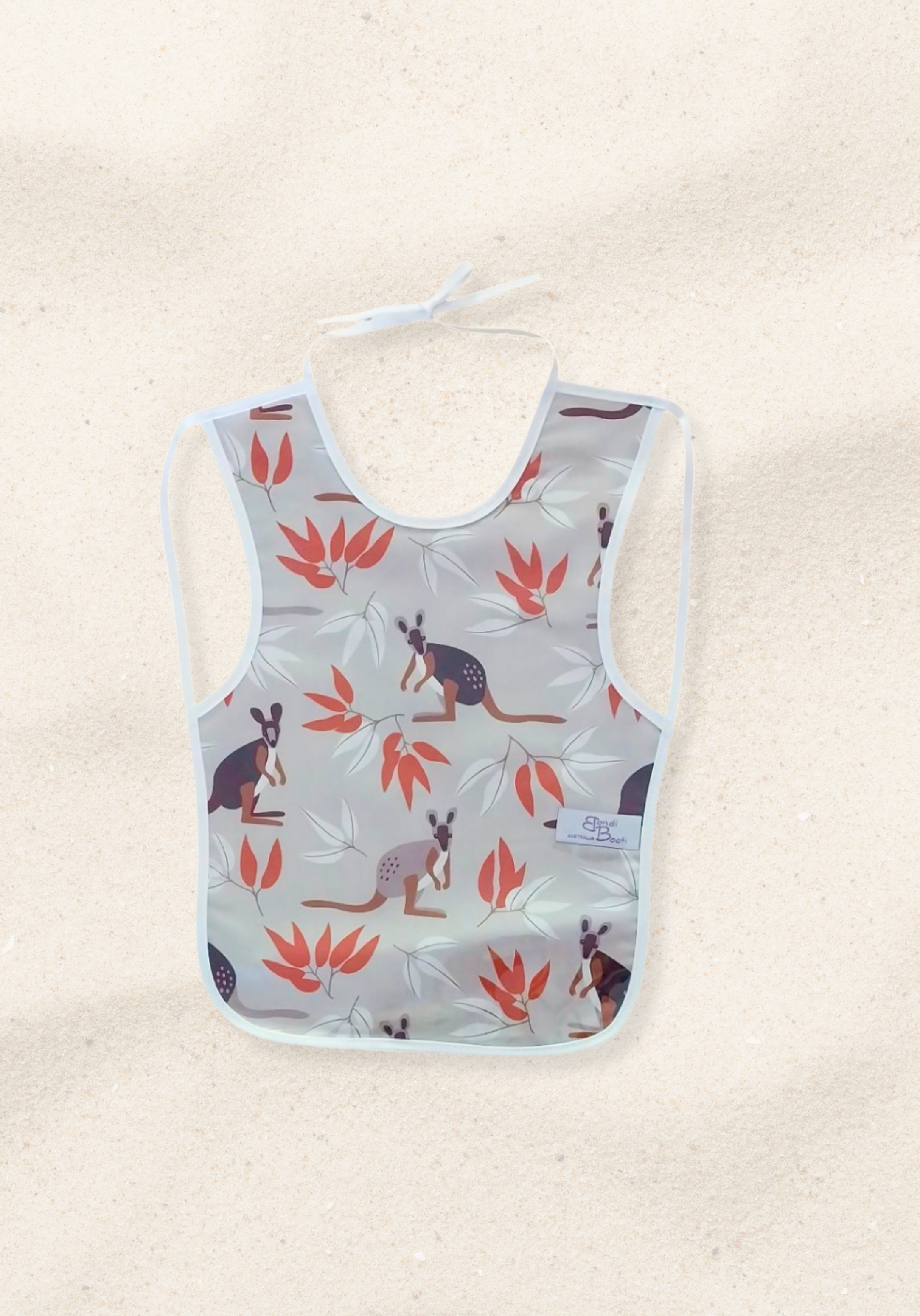 Kangaroo Eucalyptus Baby Bib